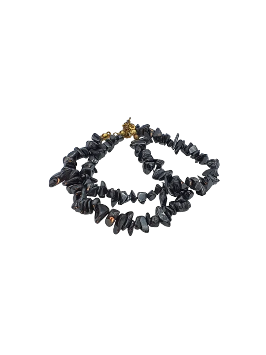 brazalete doble de piritas naturales