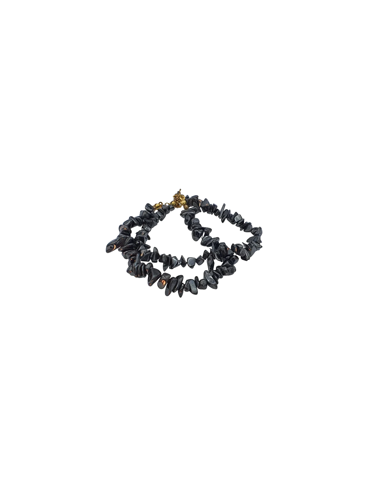 brazalete doble de piritas naturales
