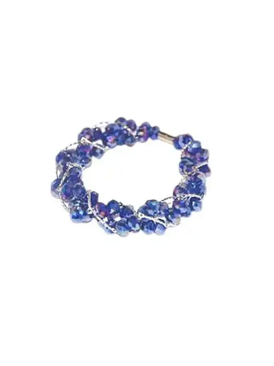 brazalete fantasia de cristal violeta