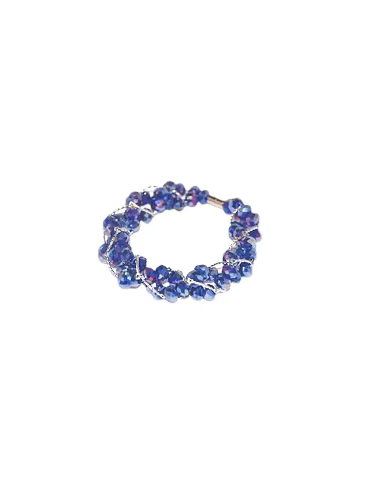 brazalete fantasia de cristal violeta