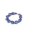 brazalete fantasia de cristal violeta