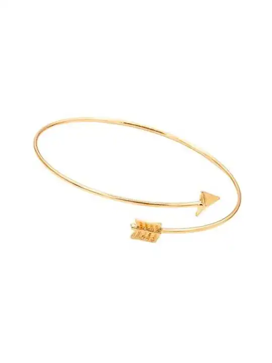pulsera dorada flecha de cupido