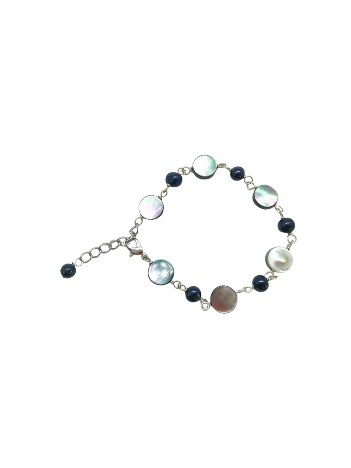 brazalete con piedras de la luna naturales