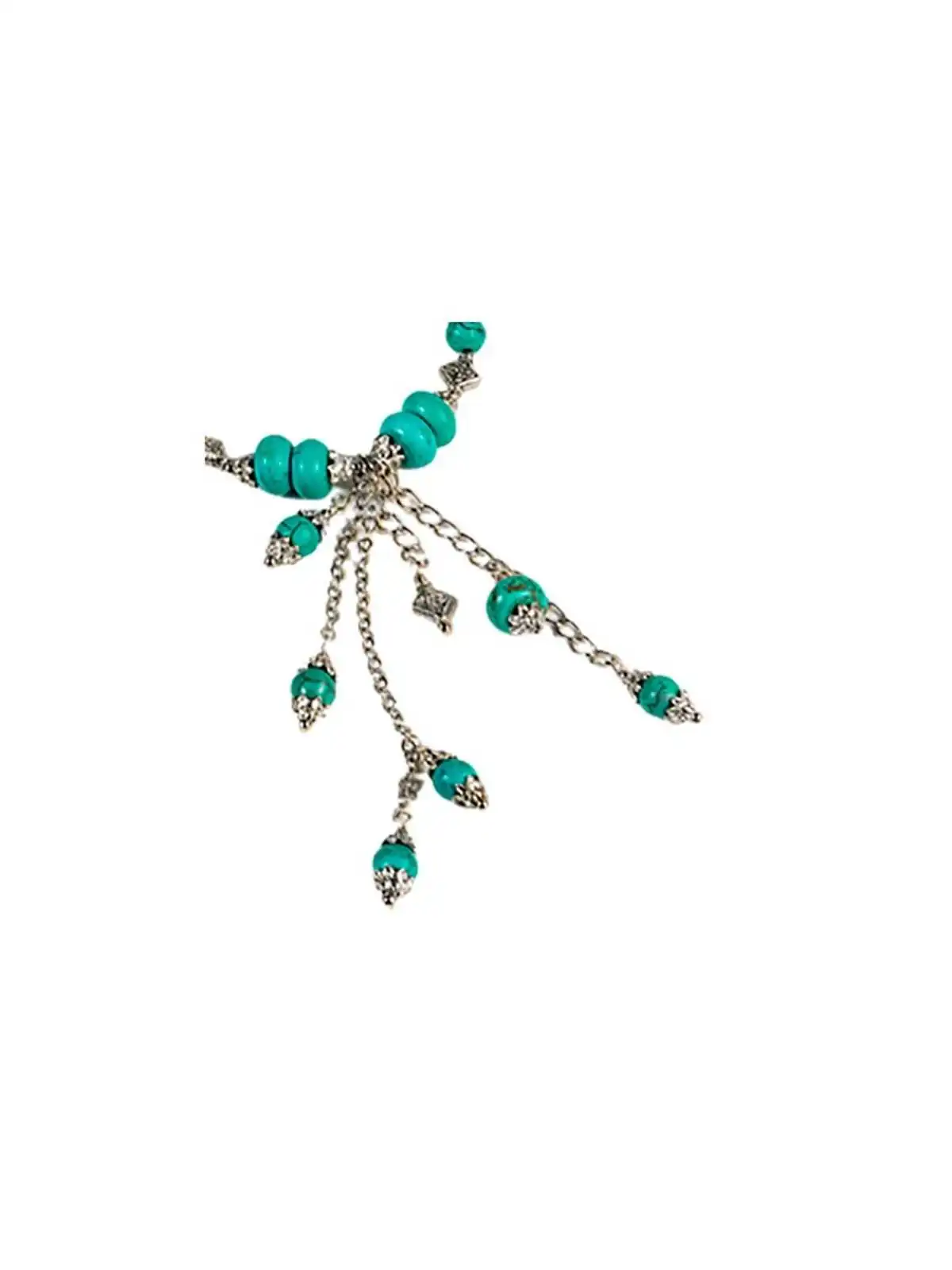 brazalete con turquesas naturales