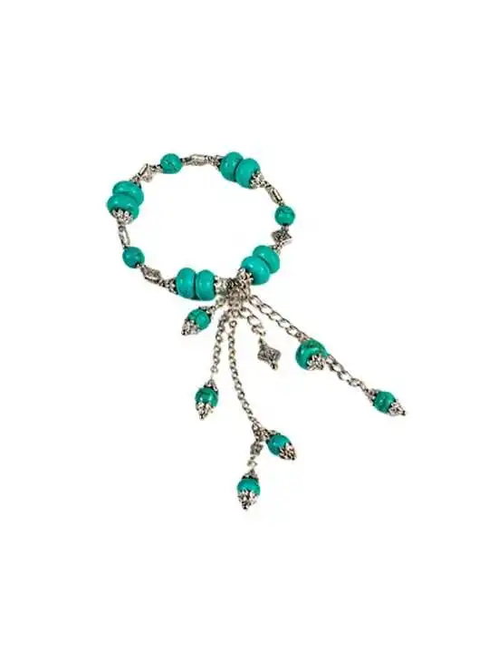 pulsera vintage con turquesas 