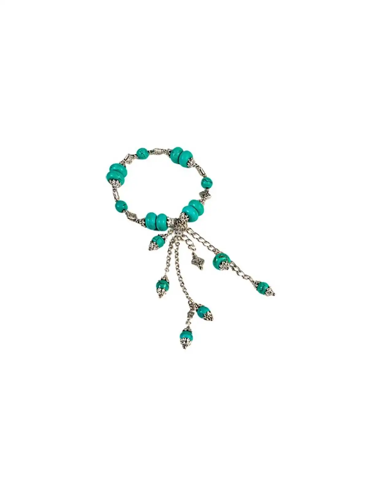 pulsera vintage con turquesas 