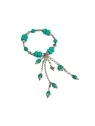 pulsera vintage con turquesas 