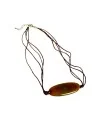 collar agata fuego