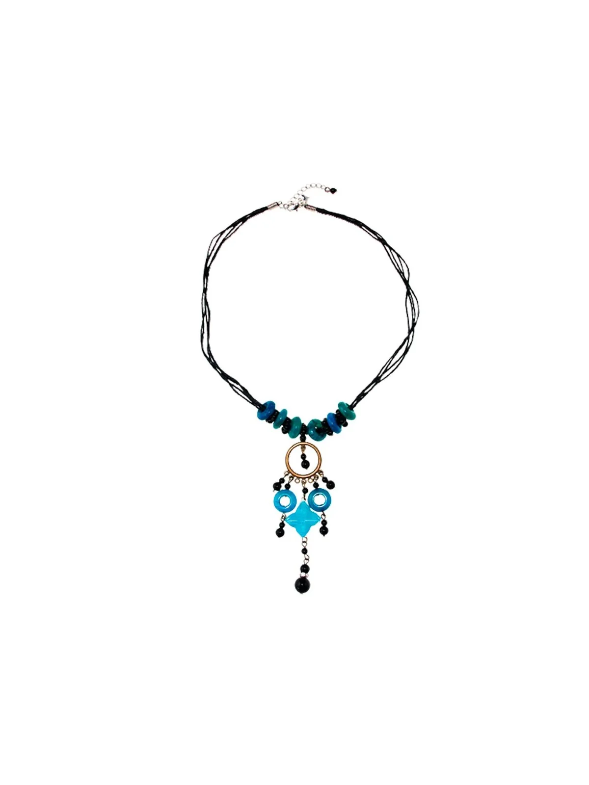 collar gitana de jade verde 