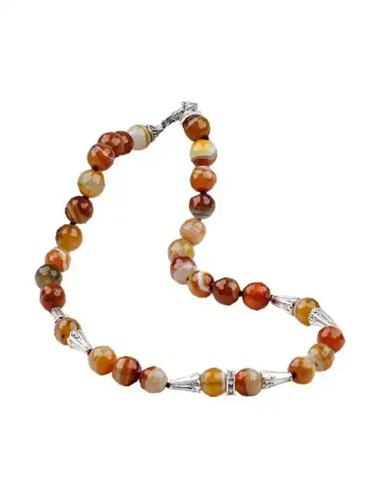 collar agatas de brasil facetados