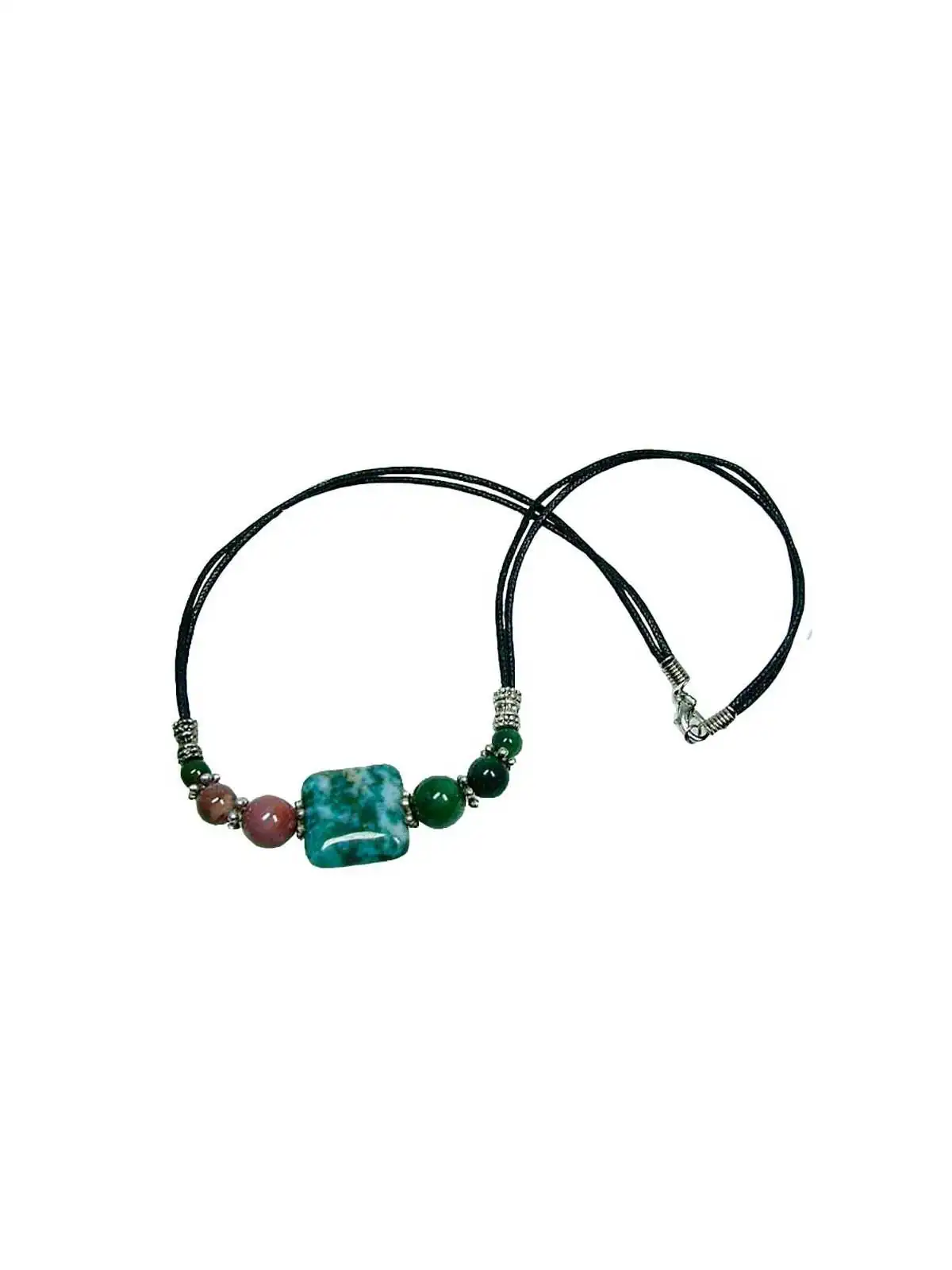 collar con agatas de la india 