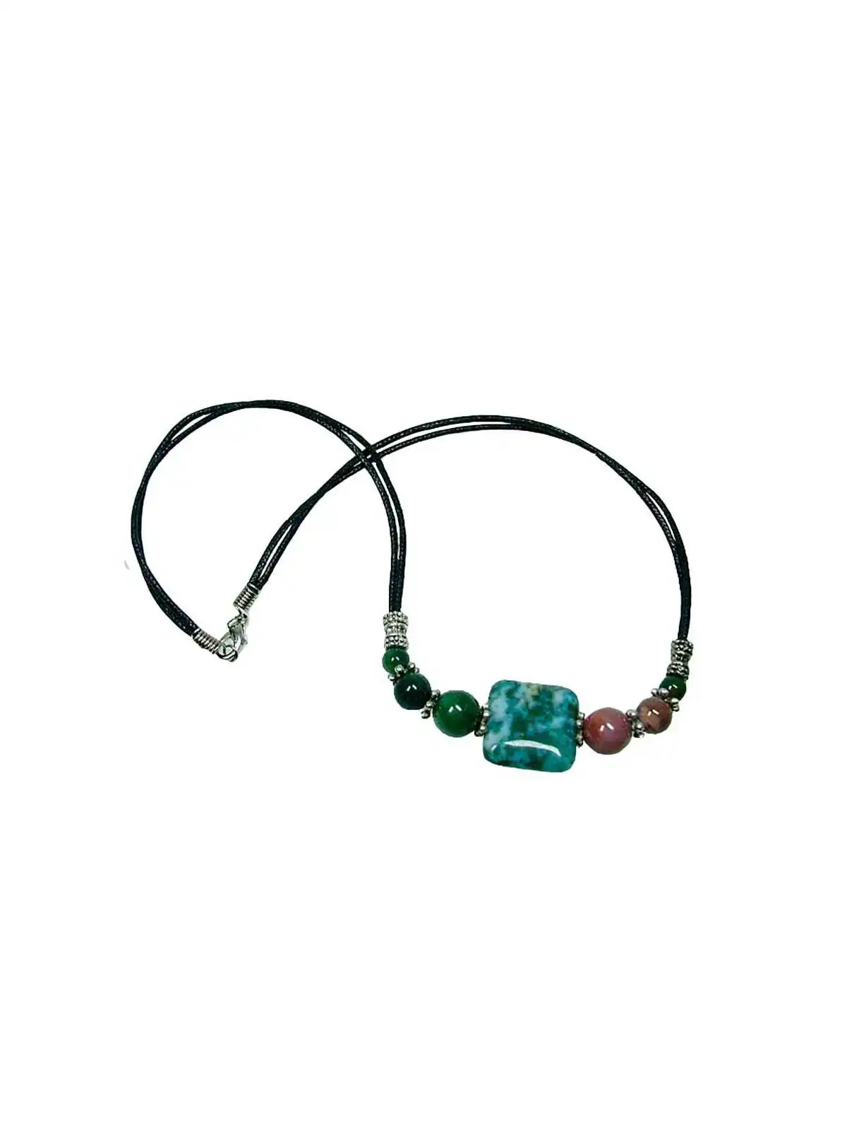collar agatas de la india naturales
