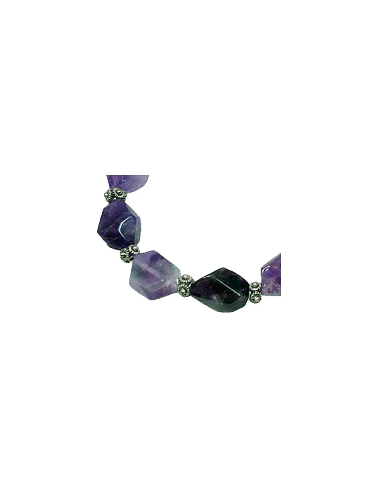 collar con amatistas naturales 