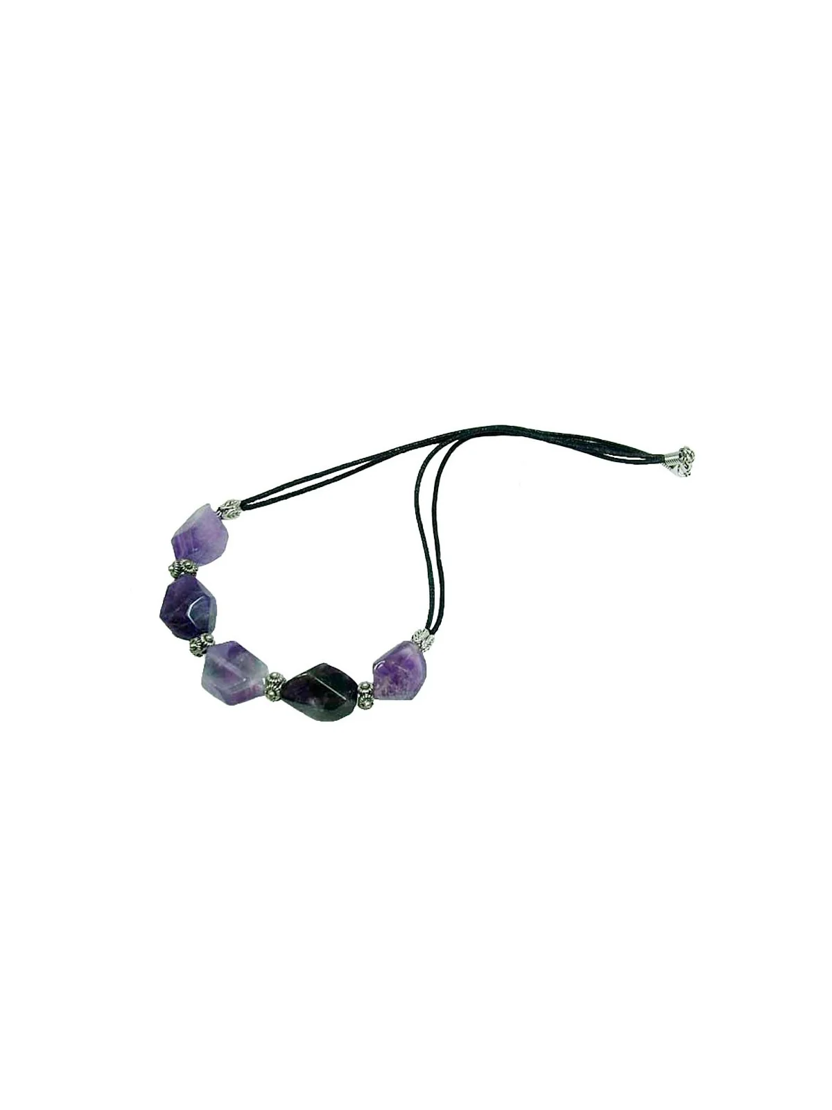 collar de amatistas naturales