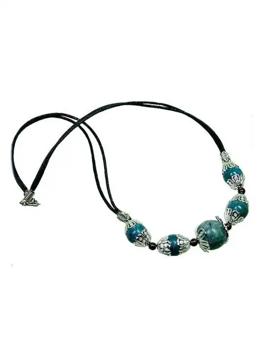 collar coral azul 