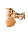 collar con flores de jade naturales 