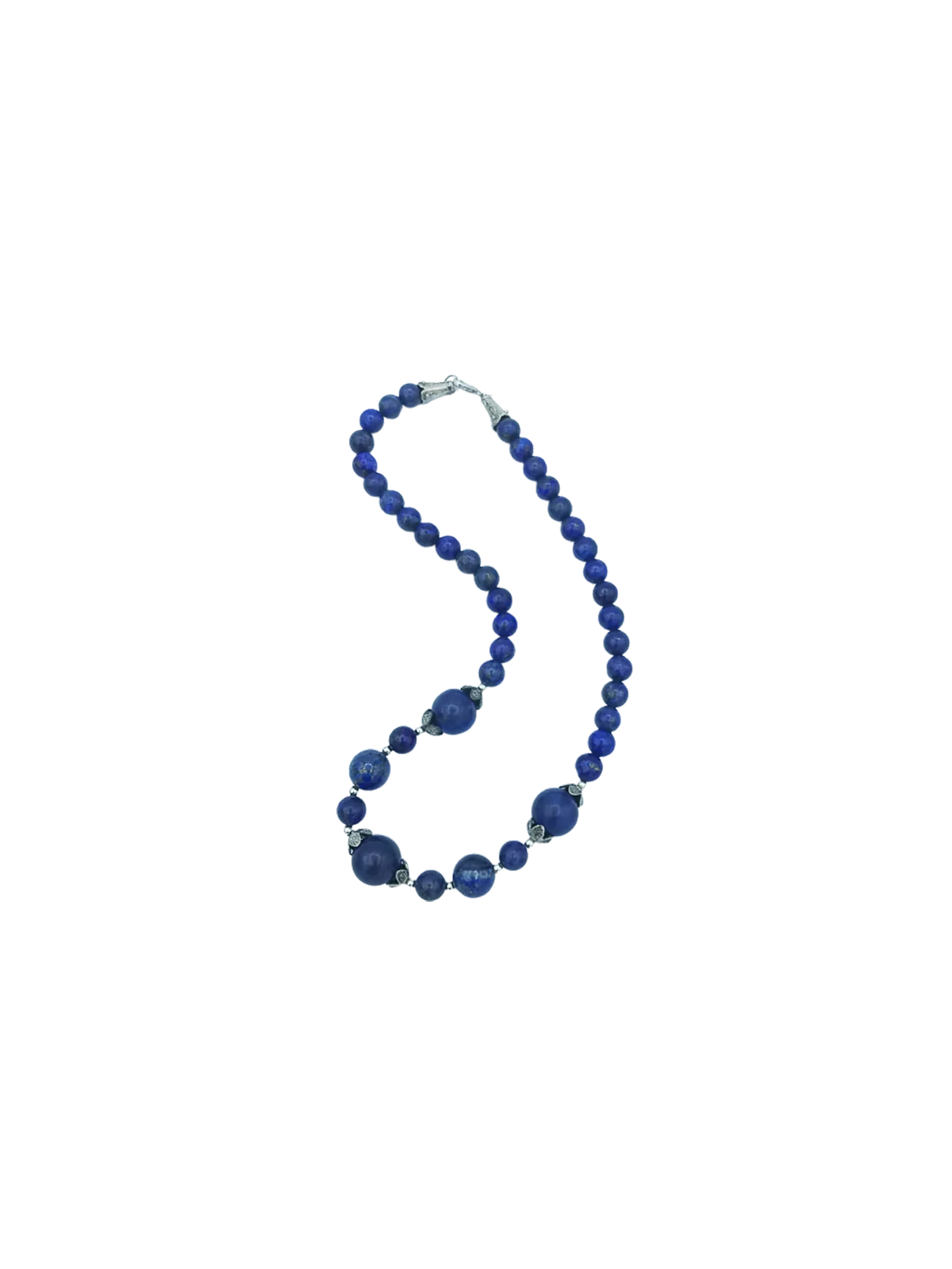 espectacular collar de lapislazuli