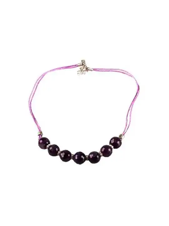 collar fantasia de cristal amatista
