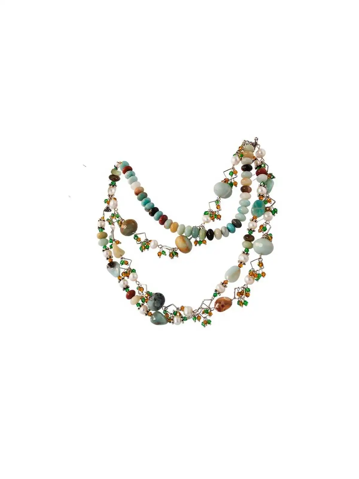 collar de piedras del amazonas