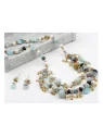 collar de piedras amazonitas naturales 
