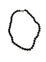 collar estilo princesa con agatas negras