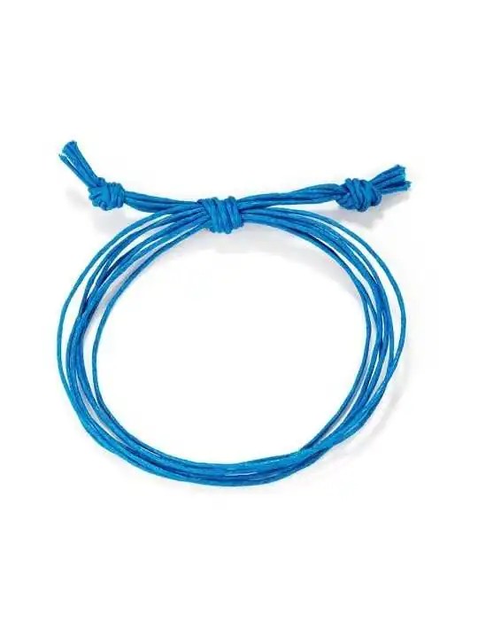 pulsera cordon azul verano 