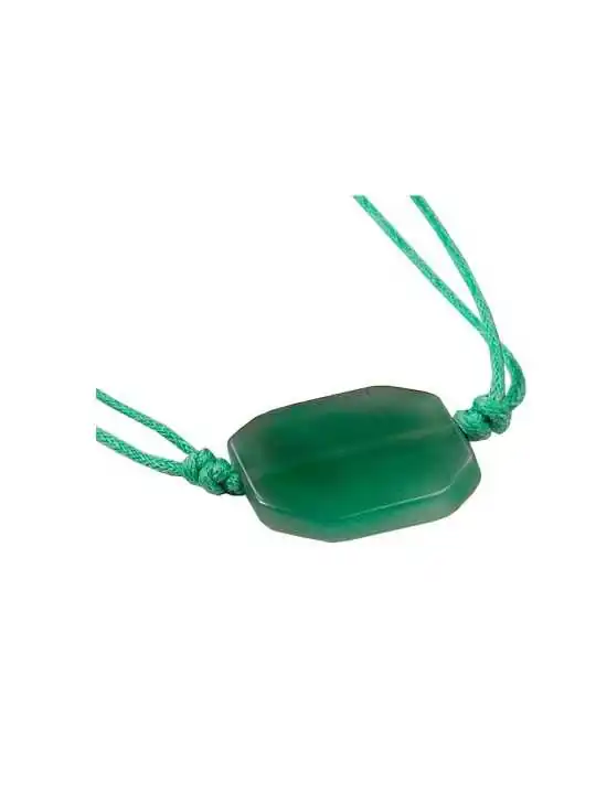 colgante cuarzo verde