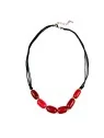 collar gargantilla de cuarzo rojo