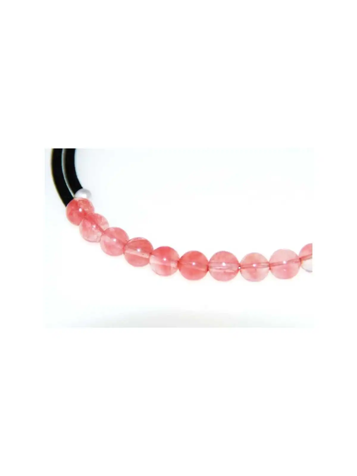 Gargantilla de perlas de agua dulce rosasdetalle