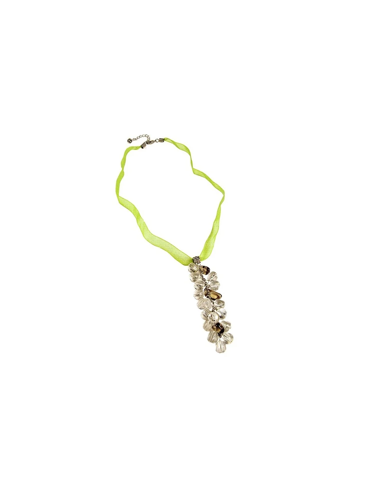 collar gargantilla fantasia de cristal verde