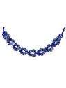 detalle de collar fantasia de cristal amatista