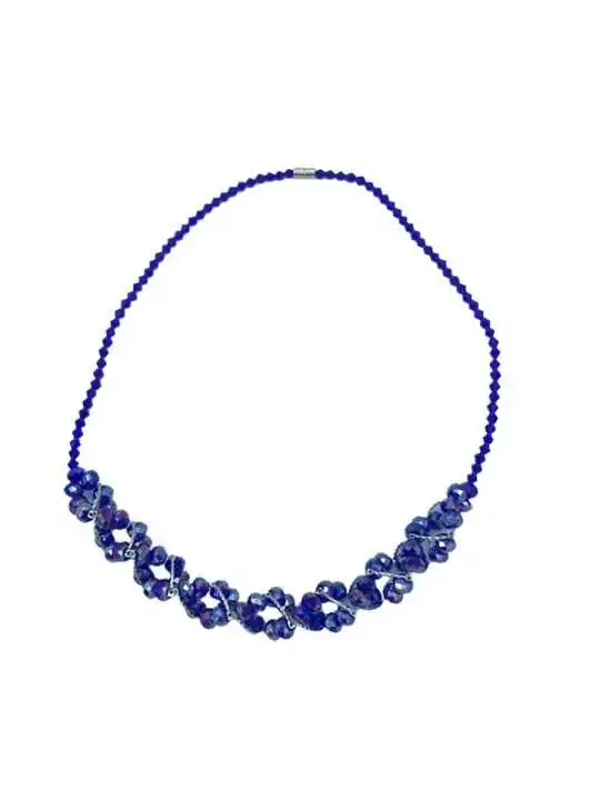 collar gargantilla fantasia de cristal amatista