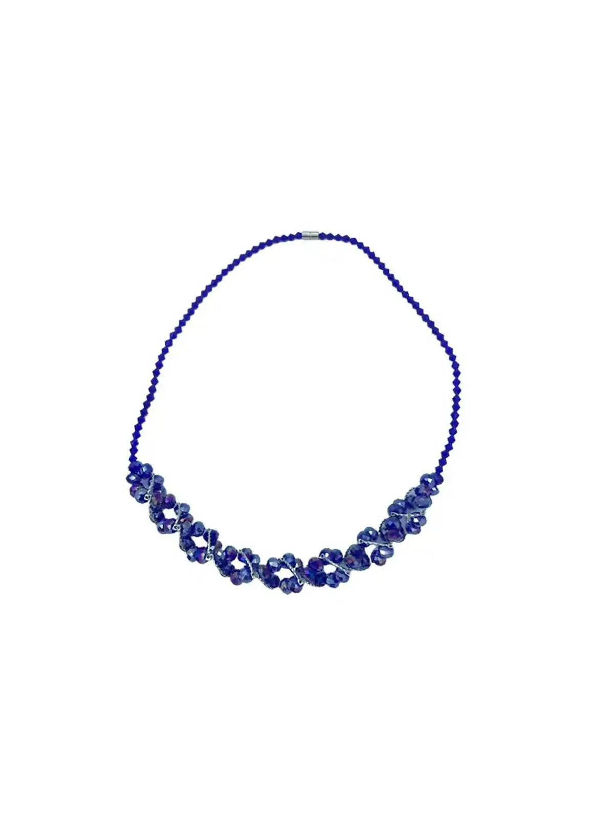 collar gargantilla fantasia de cristal amatista