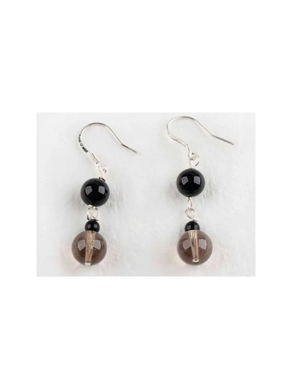pendientes agata negra 