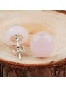 pendientes cuarzo rosa 