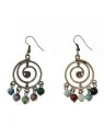 Pendientes gitana con agatas de la inida