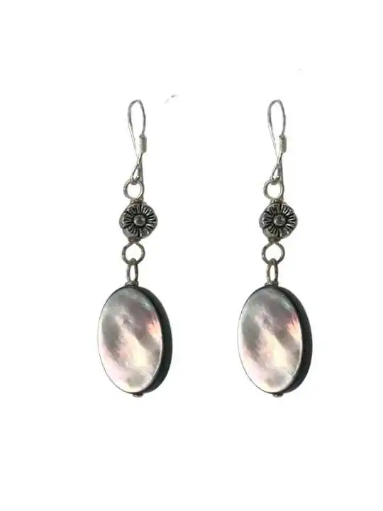 Pendientes largos luz piedra de la luna