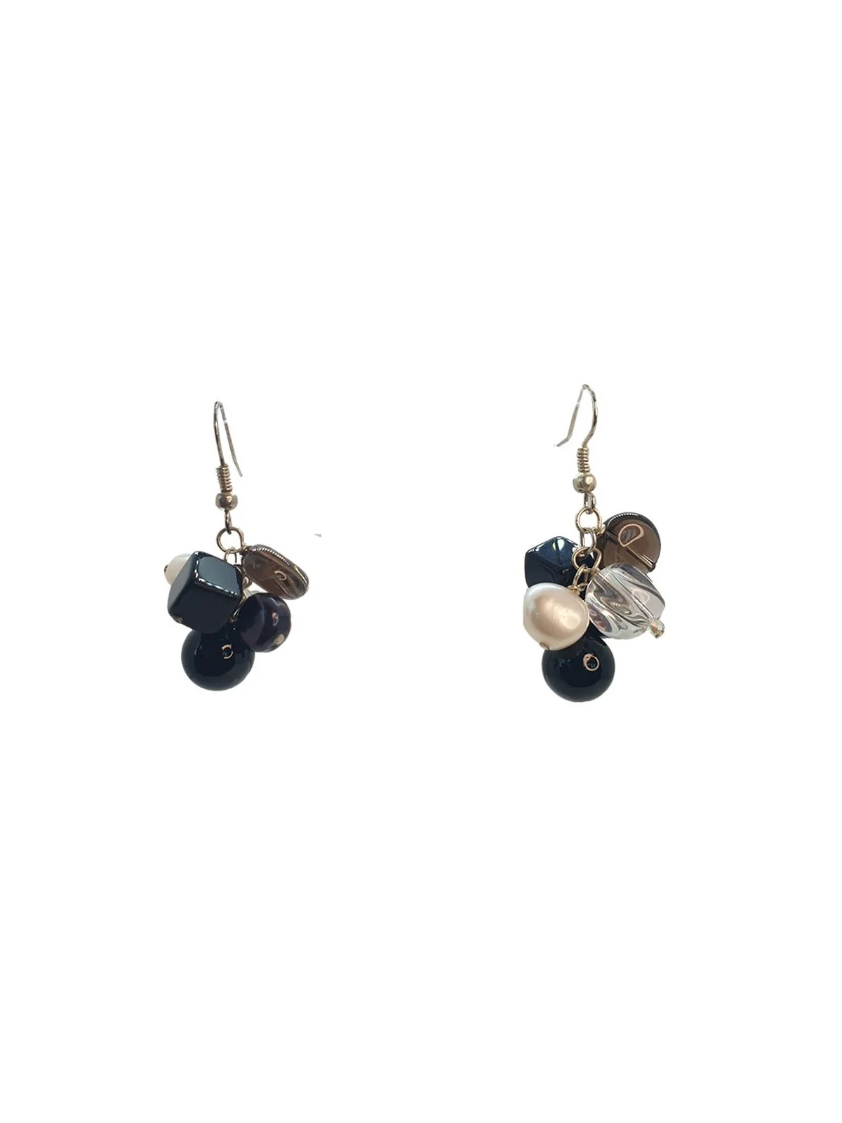Pendientes cristales ahumados