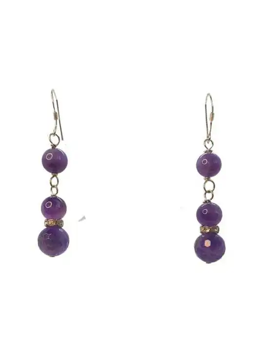 Pendientes fantasía de cristal