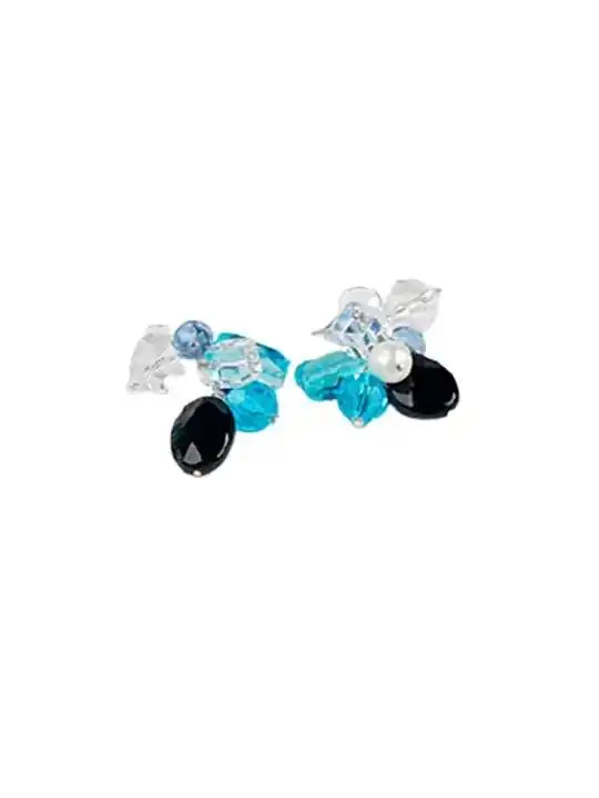Pendientes elegantes de cristales