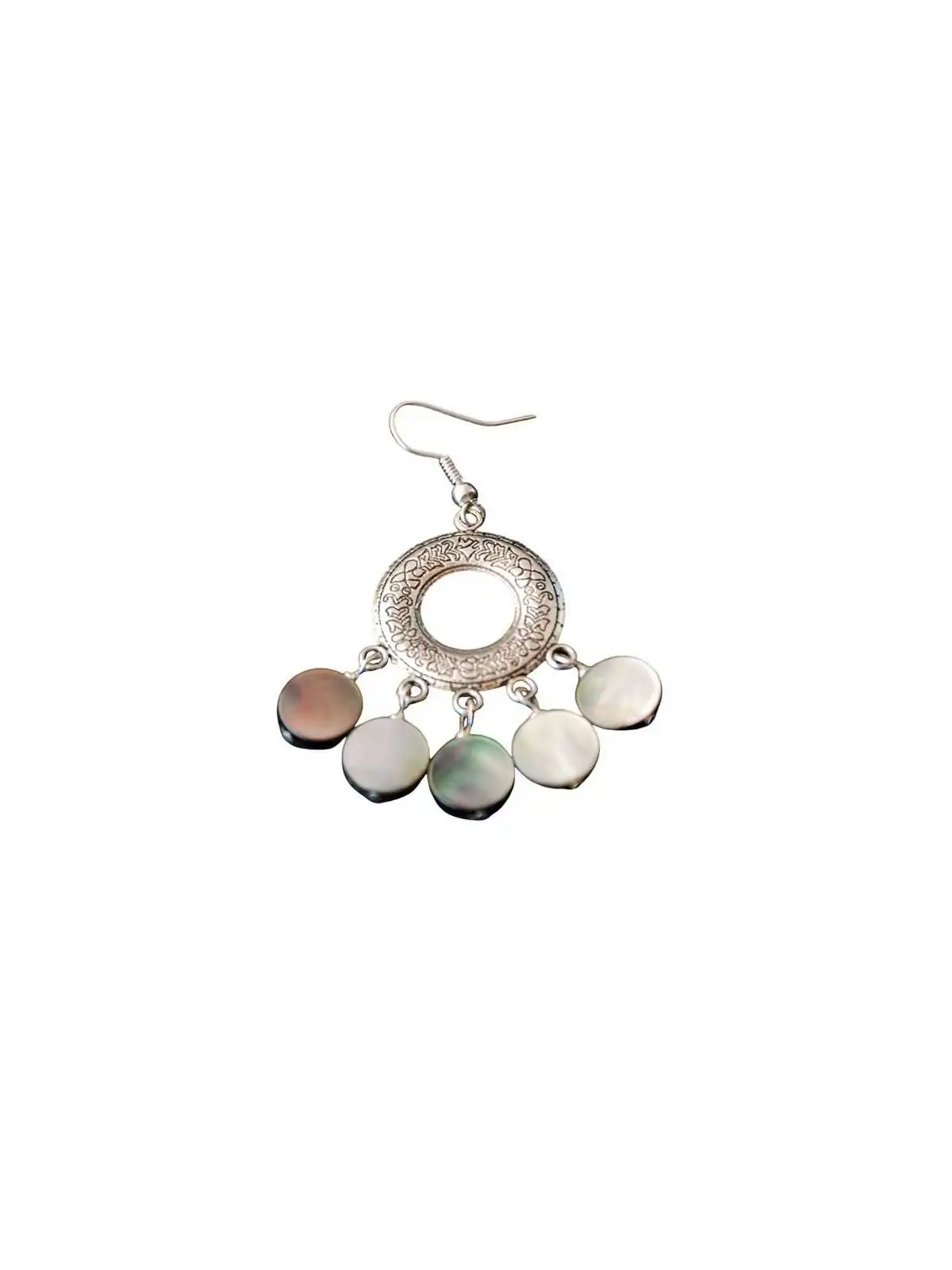 Pendientes con colgantes de piedras de la luna