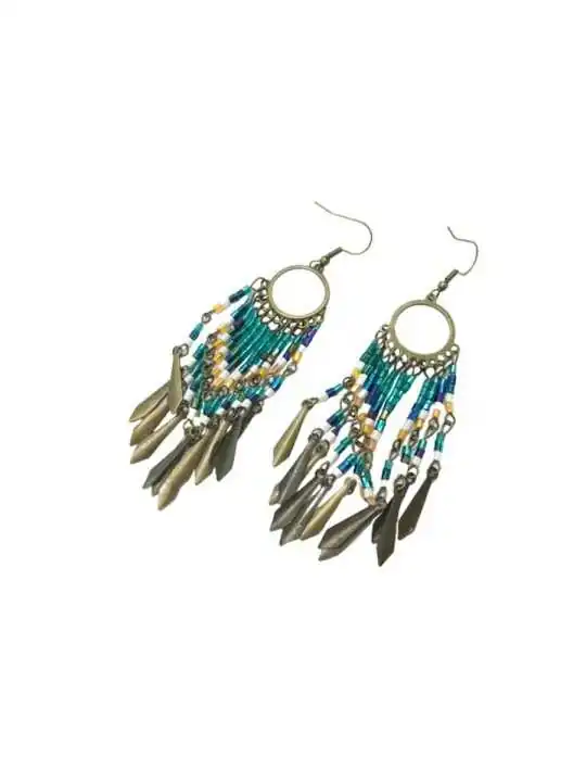 Pendientes originales estilo hippie