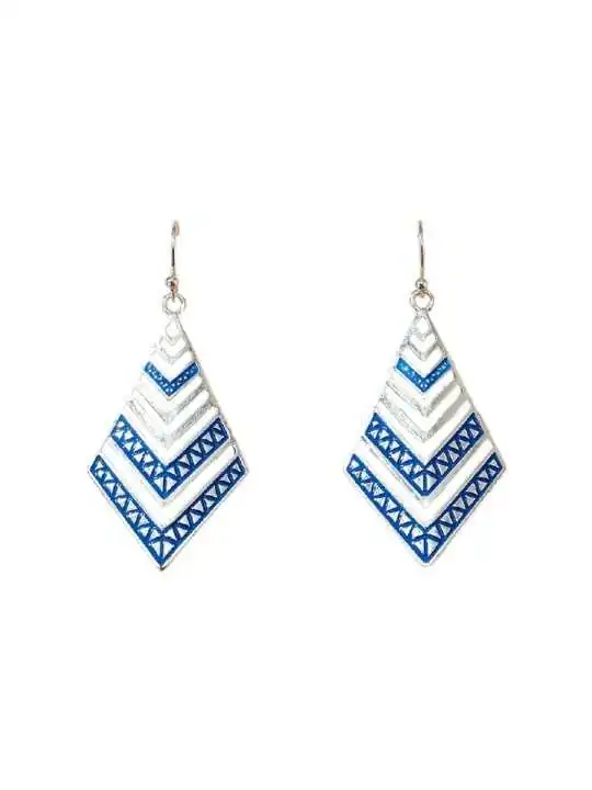 Pendientes XL azules 