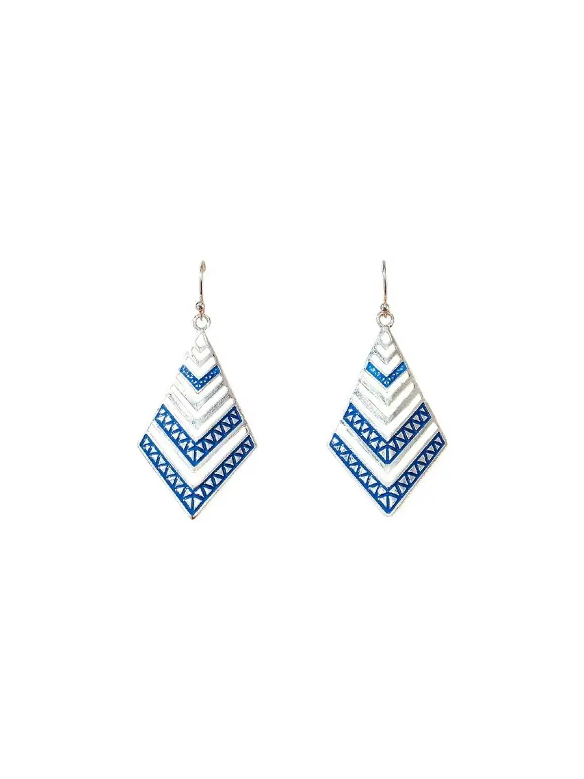 Pendientes XL azules 