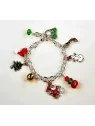 Detalle de la Pulsera con colgantes de la navidad