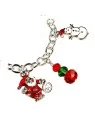 Detalle de la Pulsera con colgantes de la navidad