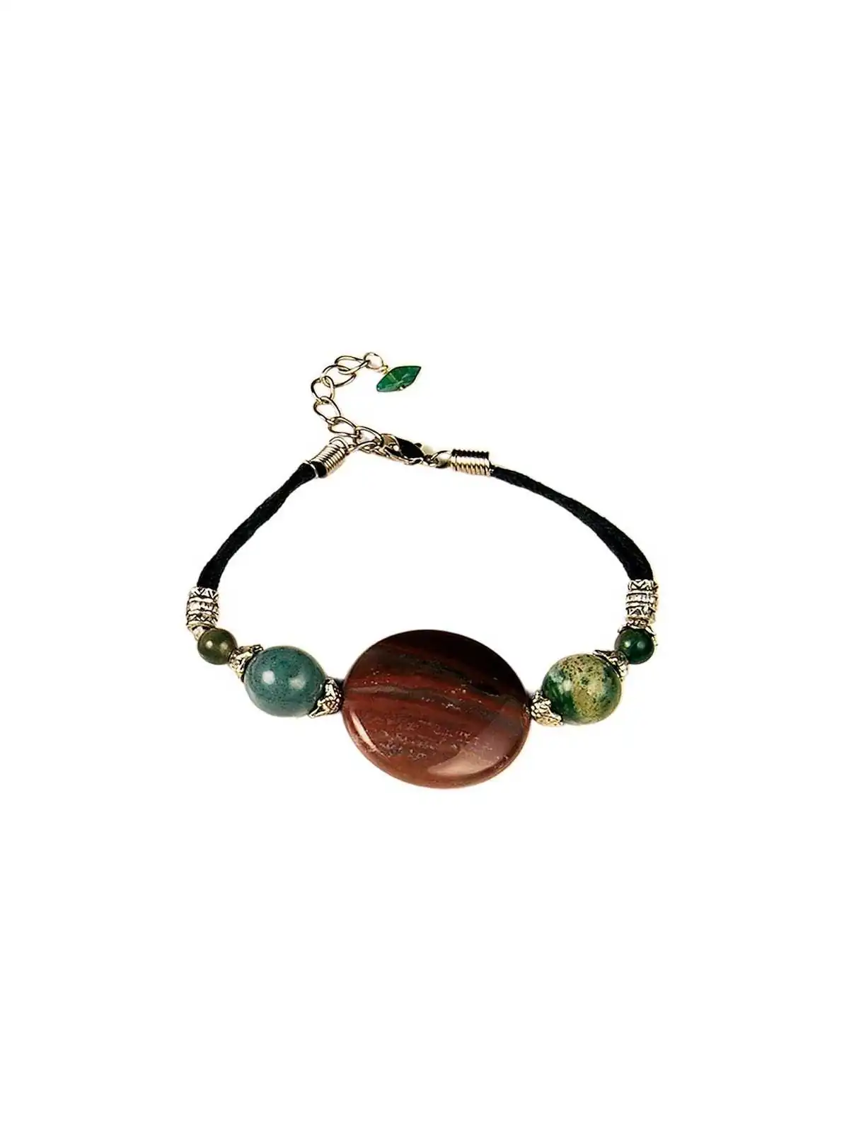 Pulsera con agatas de la india naturales 