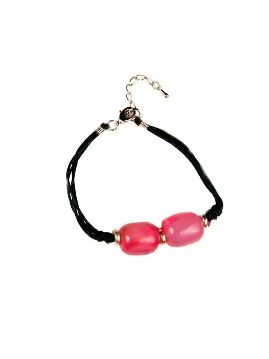 PUlsera con agatas rojas