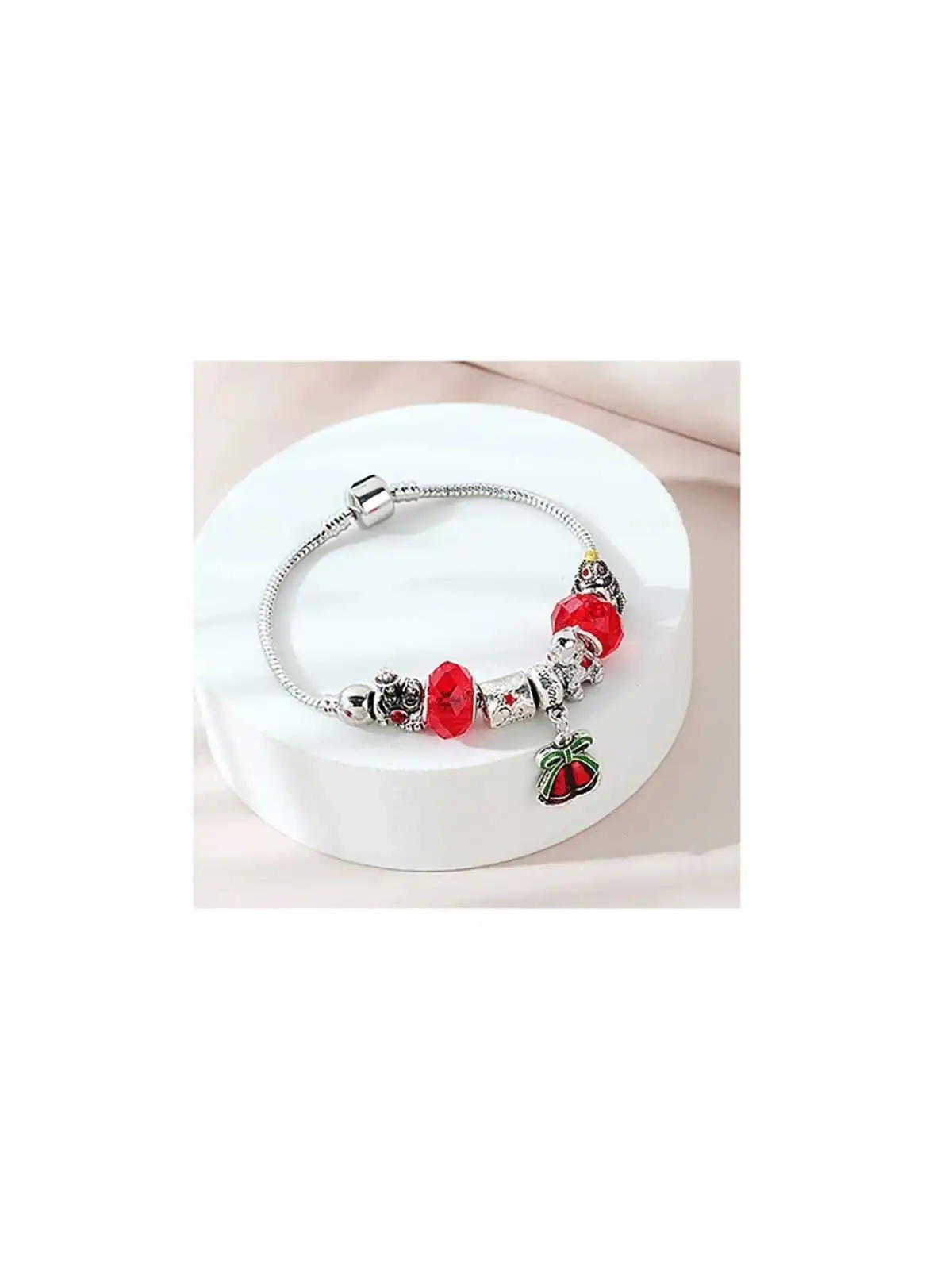 pulsera con charms campanas de navidad