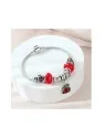 pulsera con charms campanas de navidad
